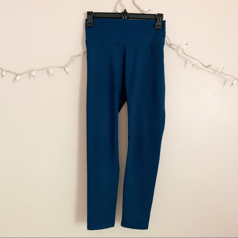 FABLETICS Teal/Dark Blue 7/8 Leggings